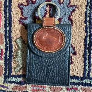 Vintage Dooney & Bourke all weather leather keychain Wallet